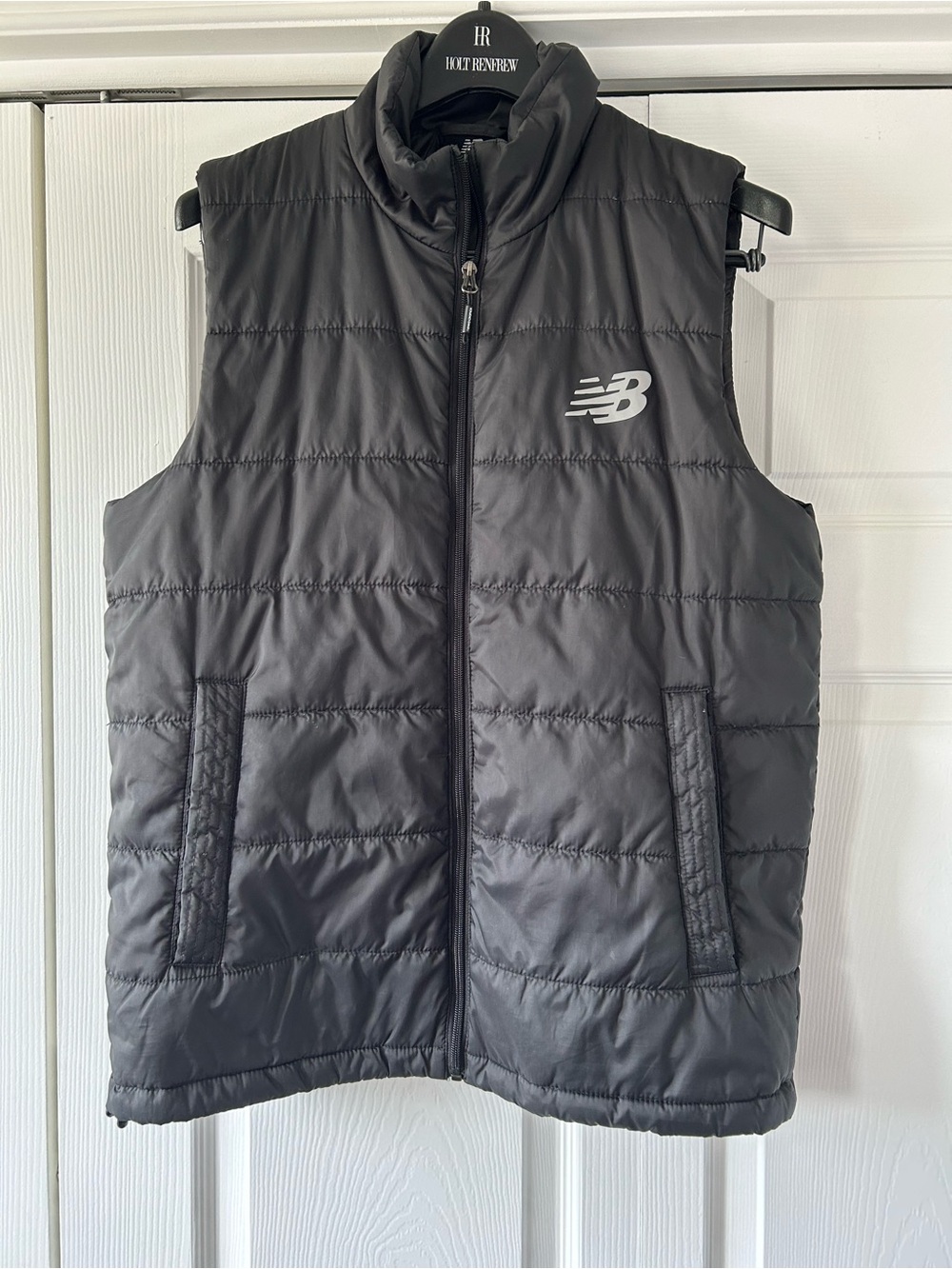 New Balance Men's Black Quilted Puffer Vest